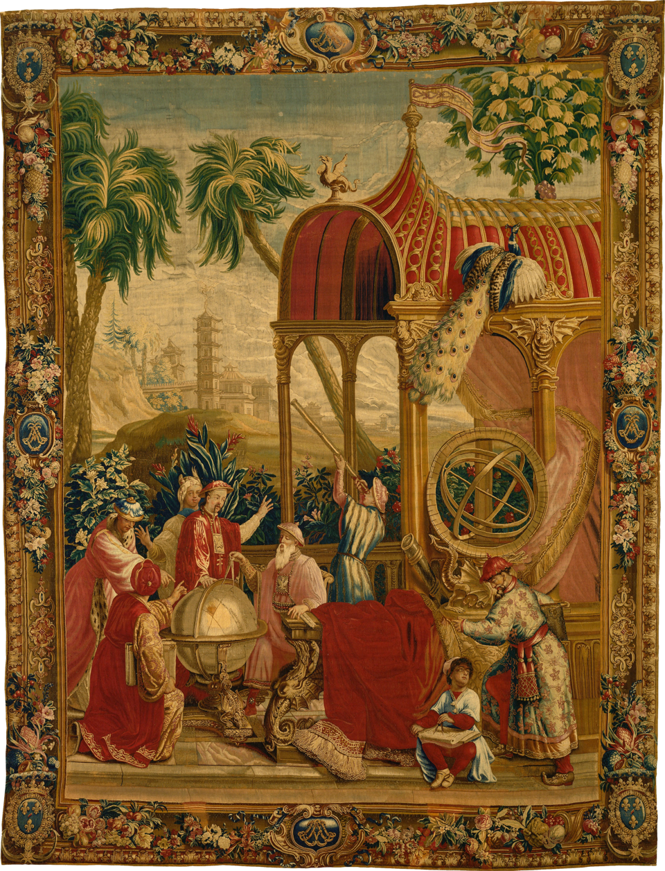 Tapisserie d'Aubusson célébrant la mission jésuite en Chine (1697-1705)