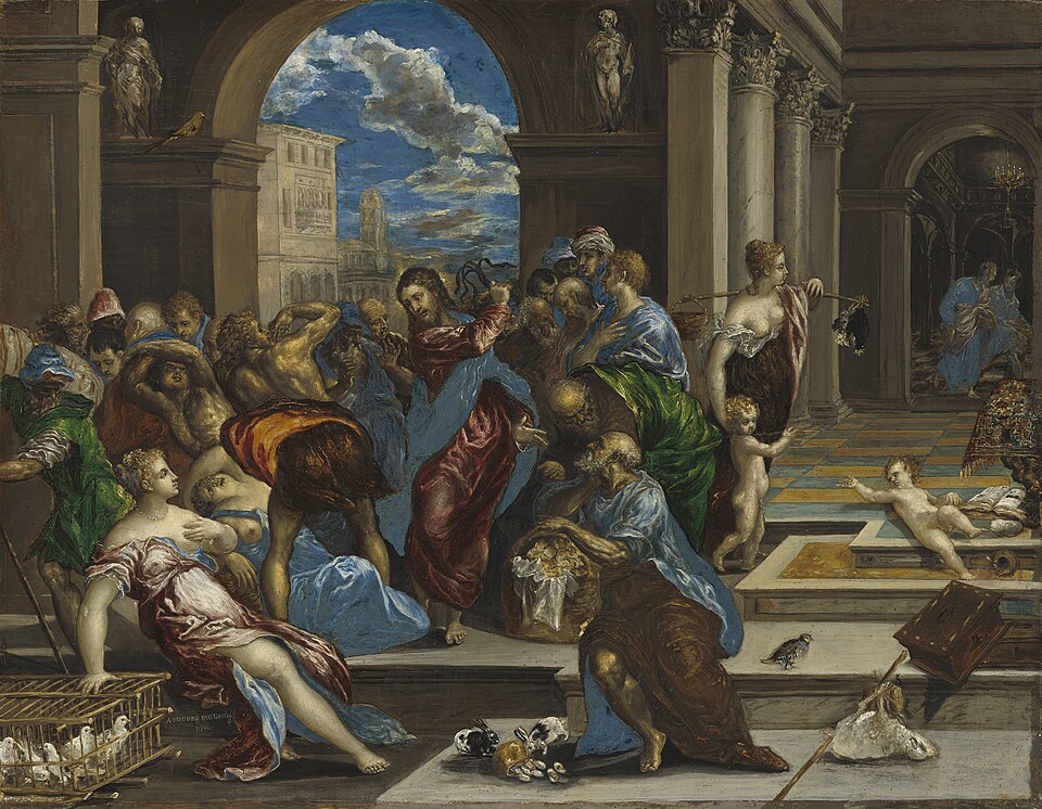 Le Christ chassant les changeurs du Temple