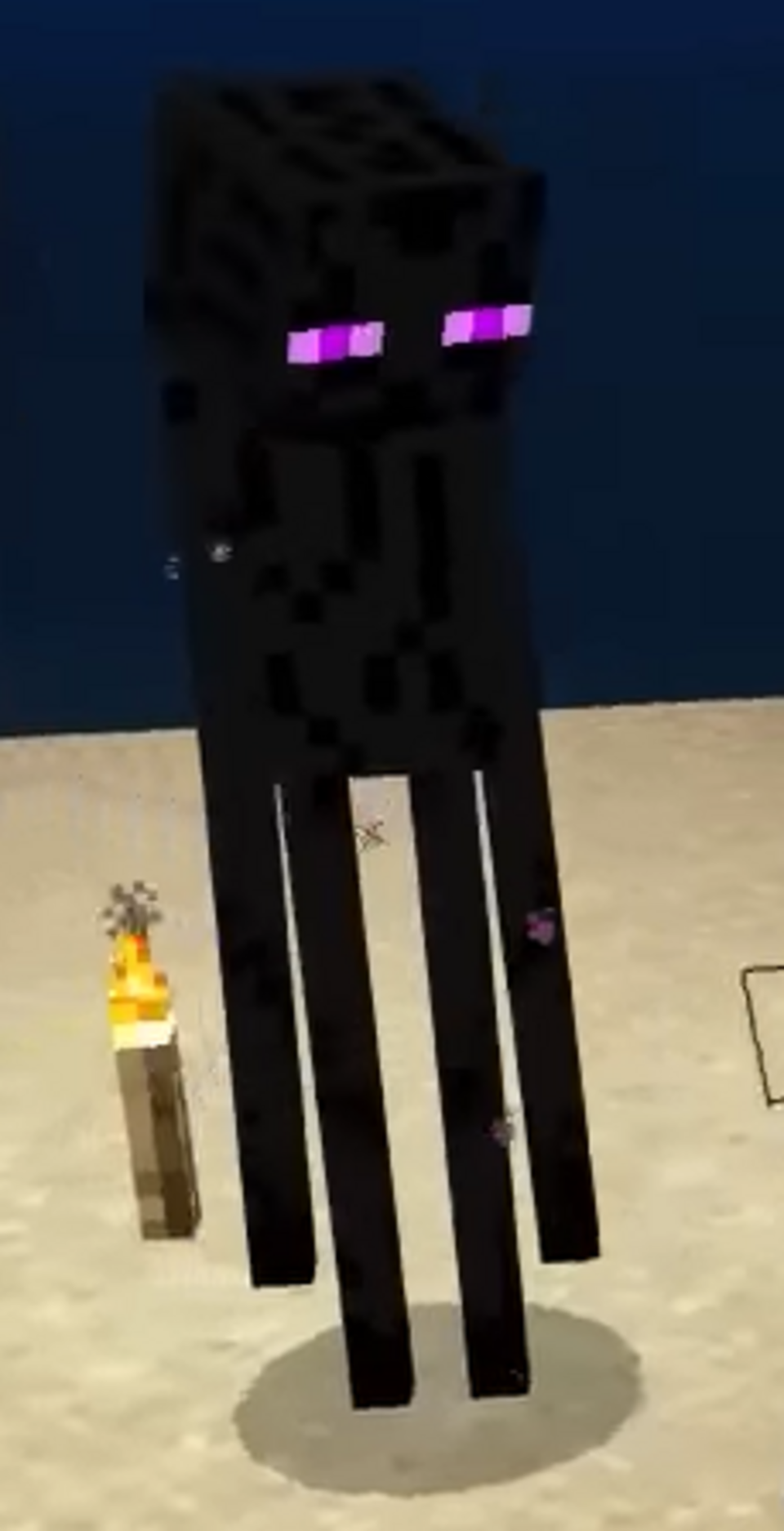 Un enderman.