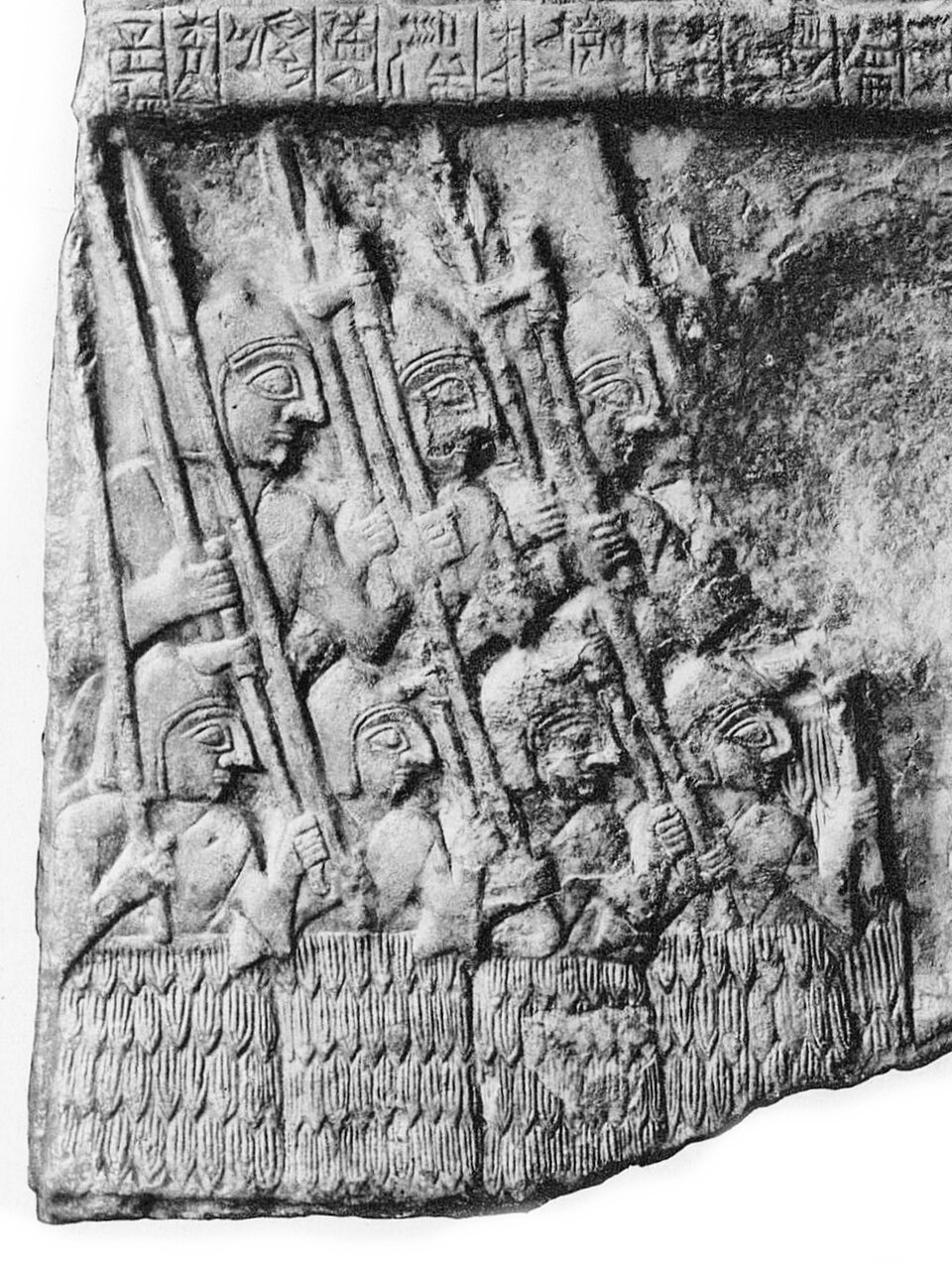 Lanciers de l'armée de Lagash contre Umma