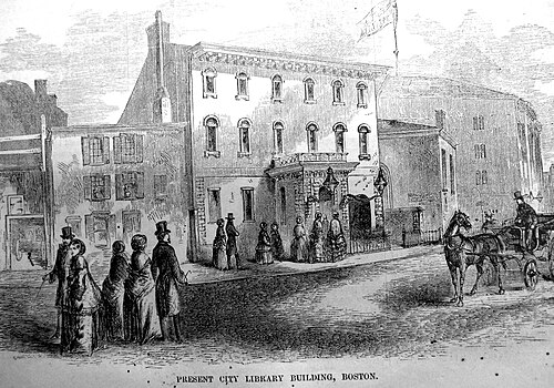 Bâtiment temporaire, Mason Street, 1854-1858