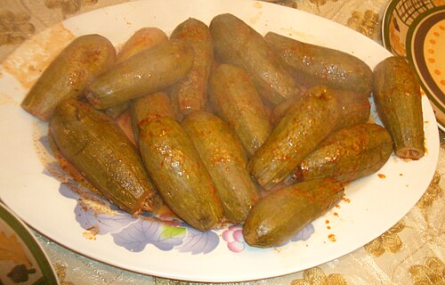 Kousa mahshi, courgettes farcies