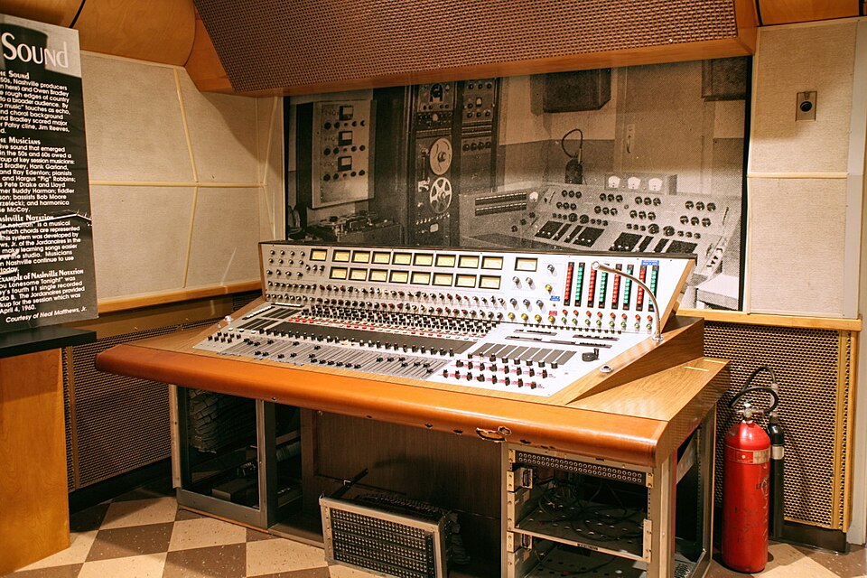 Studio d'enregistrement RCA Studio B à Nashville, Tennessee ; connu dans les années 1960 pour faire partie du son de Nashville.