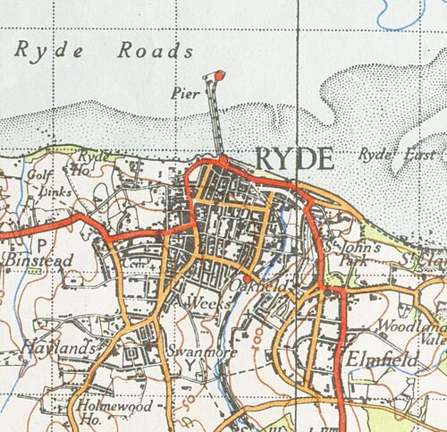 Carte de Ryde de 1945