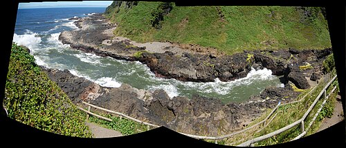 Devil's Churn, près du cap Perpetua, au sud de Yachats