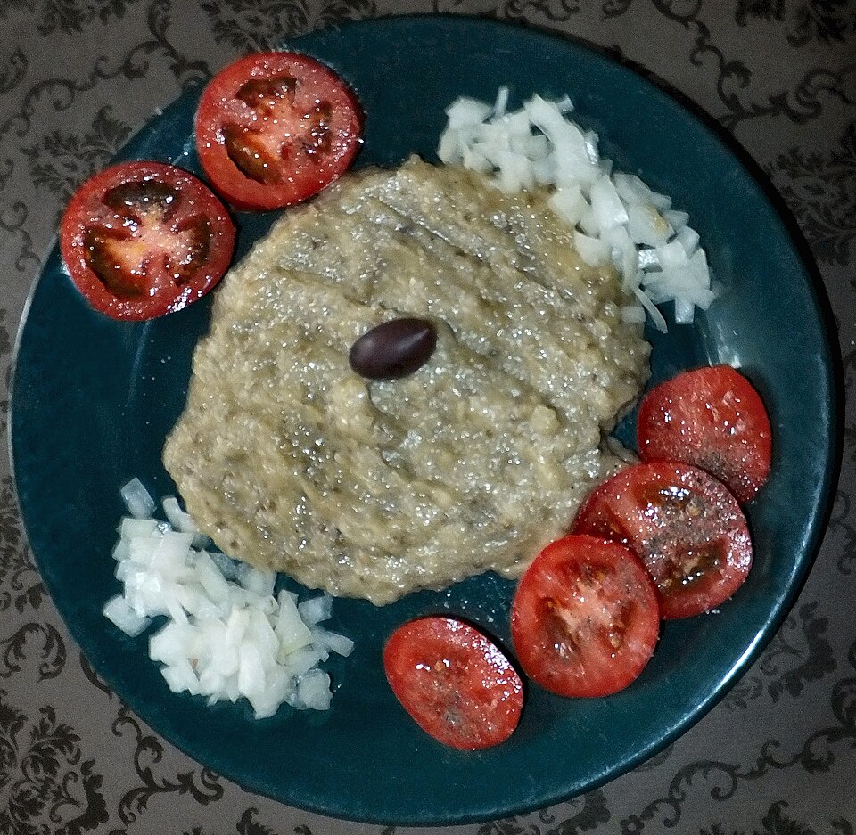 Salade d'aubergines roumaine (salată de vinete)