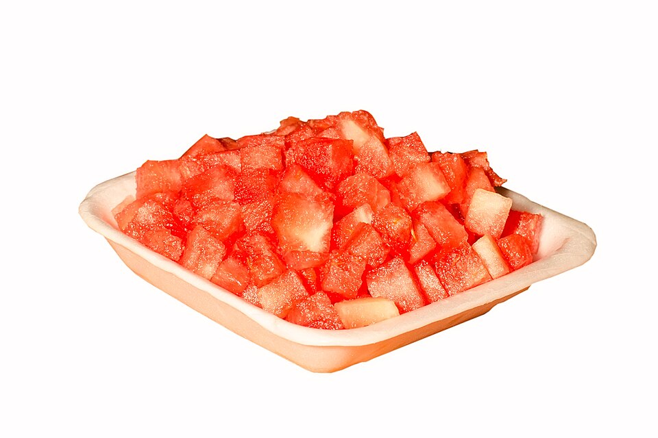 cubes de pastèque
