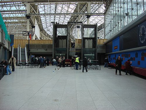 Ancien hall d'enregistrement Eurostar de la gare de Waterloo, 2009