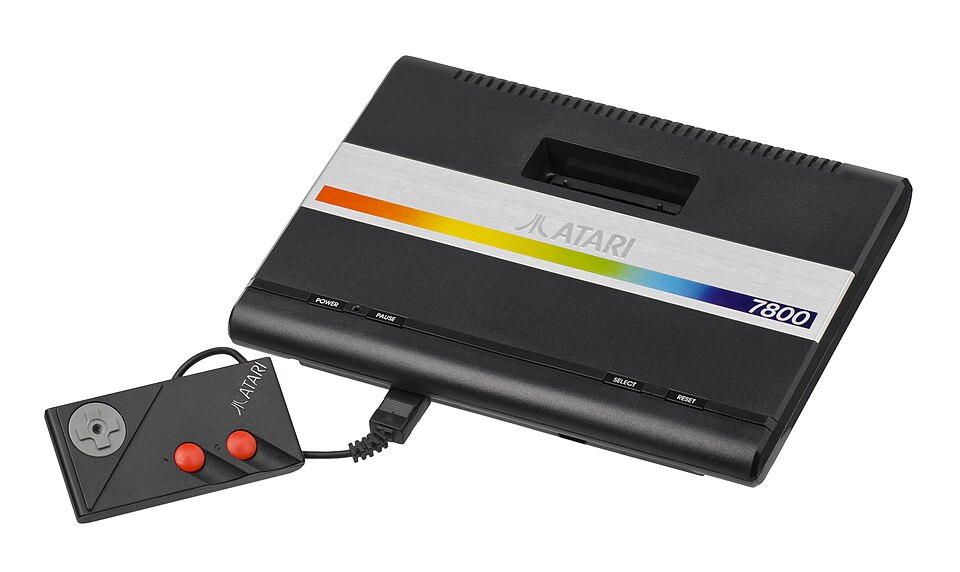 Système Atari 7800 (système PAL avec contrôleur Joypad).