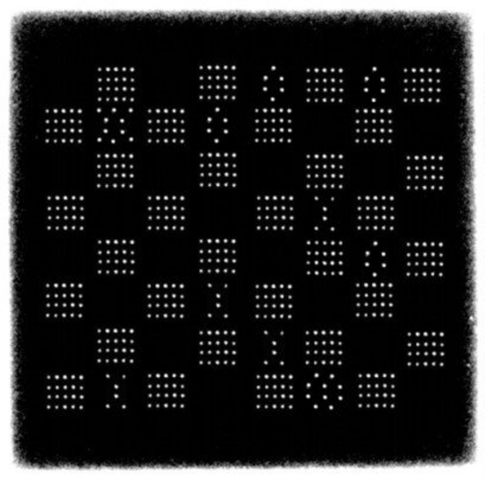 Preuve photographique de Christopher Strachey sur Draughts en 1952, témoignant du premier jeu vidéo