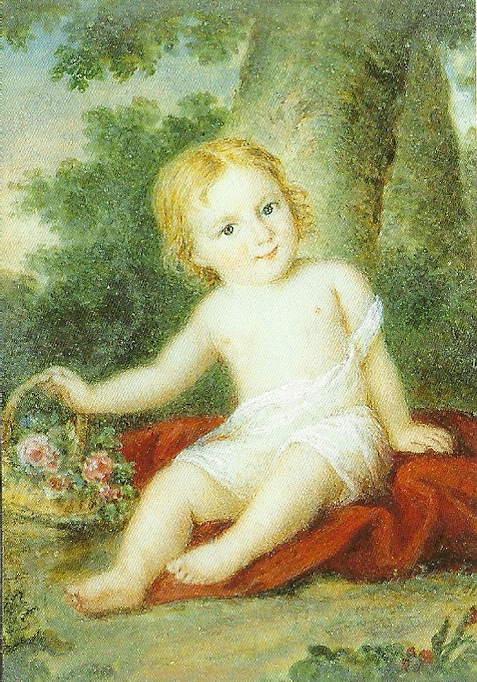 Jeune enfant souriant