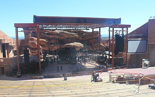 Scène de l'Amphithéâtre Red Rocks