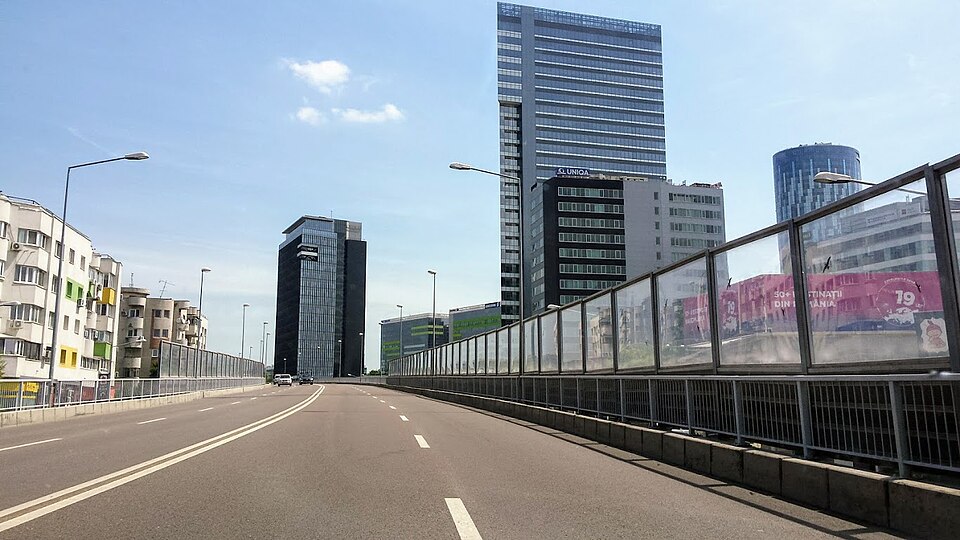 Centre-ville de Floreasca (y compris la SkyTower et le siège social d'Oracle)