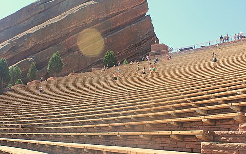 Sièges de l'Amphithéâtre Red Rocks
