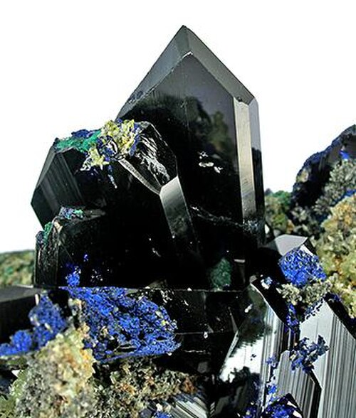 Azurite de Tsumeb, Namibie
