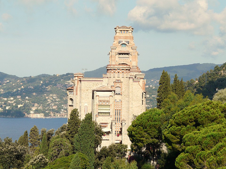Château Sem Benelli, Zoagli, Italie