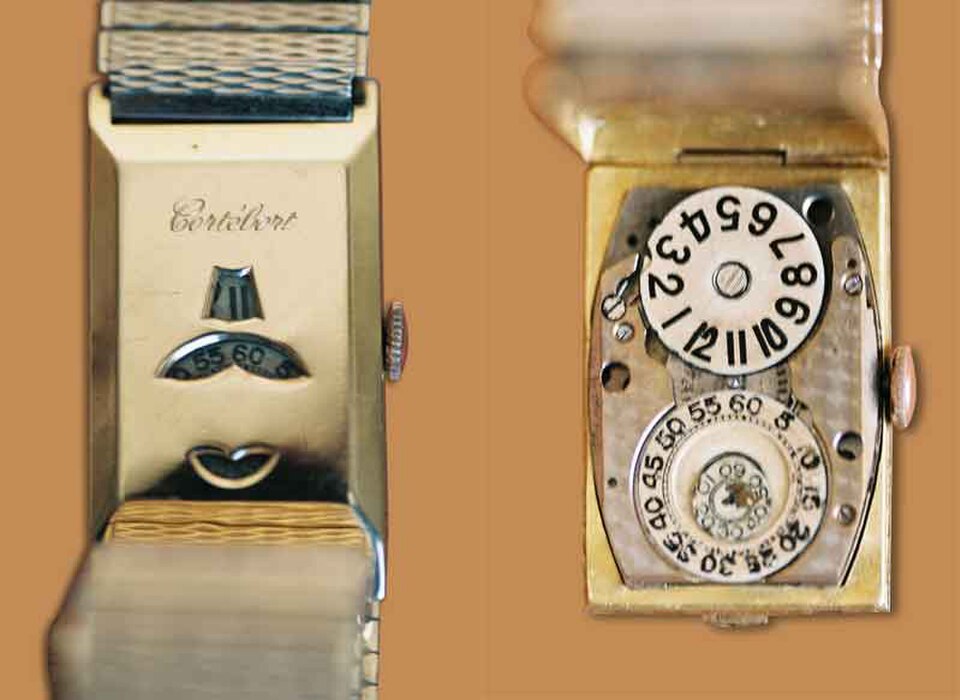Montre-bracelet mécanique numérique Cortébert (années 1920)