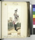Tambour-Major (Drum Major) de la Garde constitutionnelle.