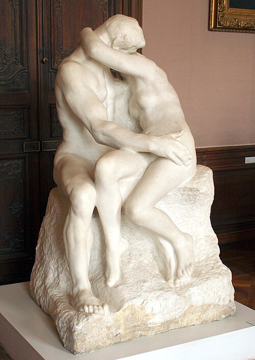 Le Baiser ("Le Baiser") d'Auguste Rodin (1882)
