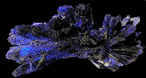 Azurite de Touissit, Maroc