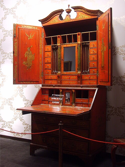 Un bureau Chippendale chinois