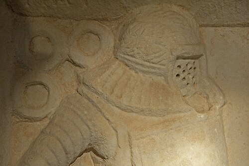 Musée Muğla Pierre tombale du gladiateur