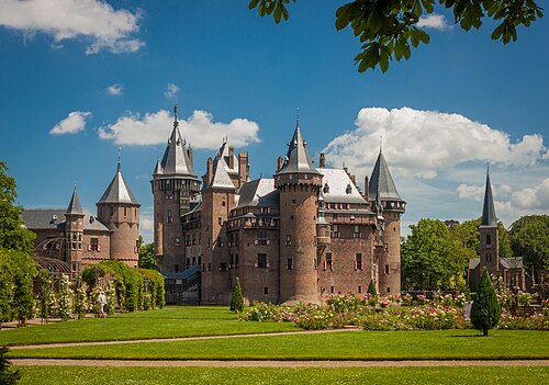 Château De Haar, Utrecht, Pays-Bas : 1892-1907