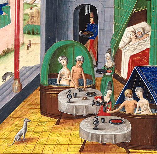 Bain en 1450