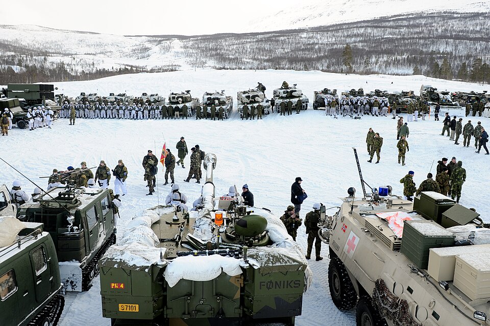 Préparatifs militaires norvégiens lors de l'exercice Cold Response de 2009
