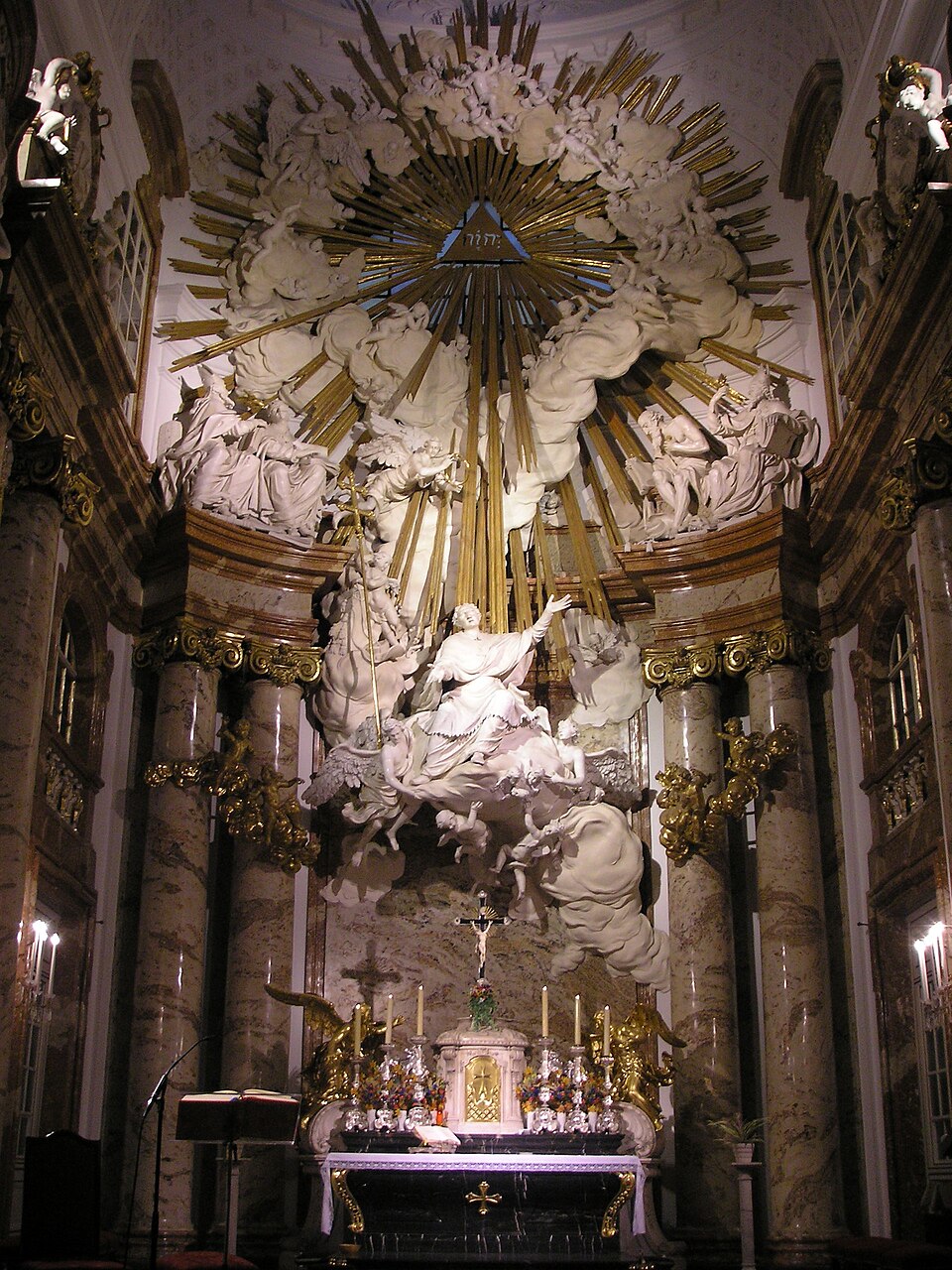 Maître-autel de la Karlskirche à Vienne (1737)