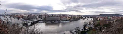 Vue panoramique de la rivière