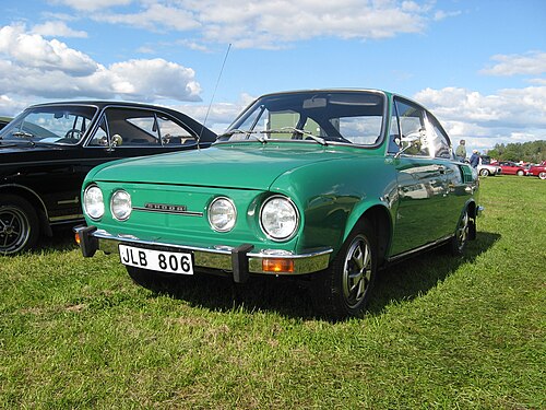 Škoda 110R Coupé avec plateforme RR.