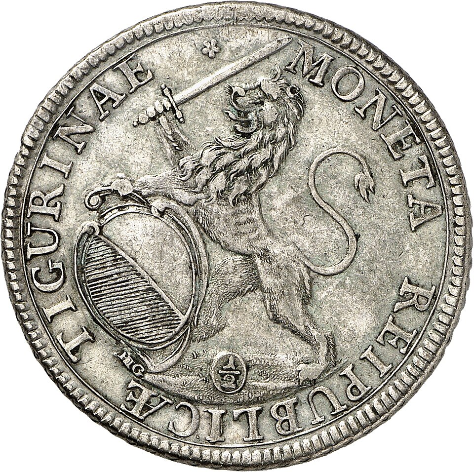 Moneta reipublicae Tigurinae: "pièce de monnaie de la République de Zurich"