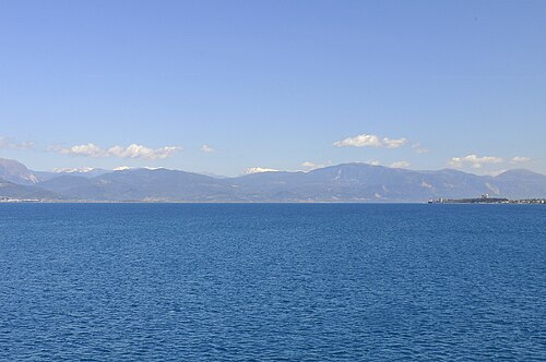 Vue sur le golfe de Patras