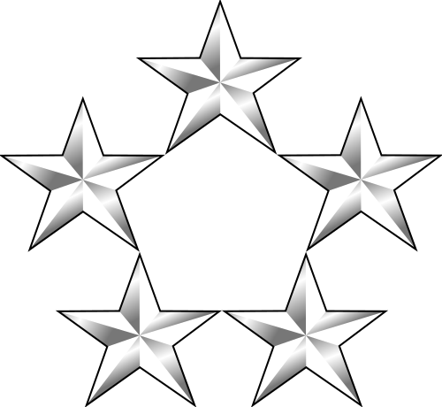 alt=alt=Général de l'Armée de l'air / Général de l'Armée de terre / Amiral de la flotte