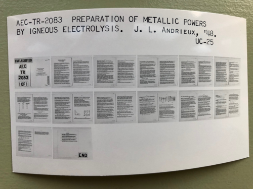Microcarte d'un rapport AEC
