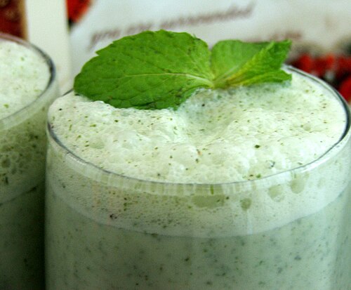 Lassi à la menthe