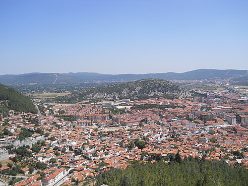 Paysage urbain depuis le mont Asar