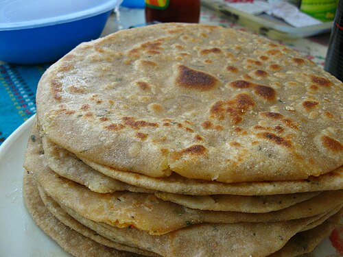 Aloo paratha du nord de l'Inde