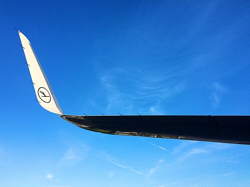 Sharklet Airbus A320 (winglet mixte)