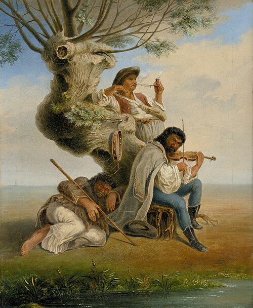 Ferencz Pongrácz : Trois Tsiganes (1836)