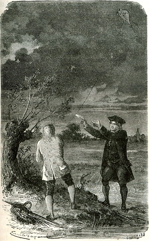 Remarquez la forme du cerf-volant.