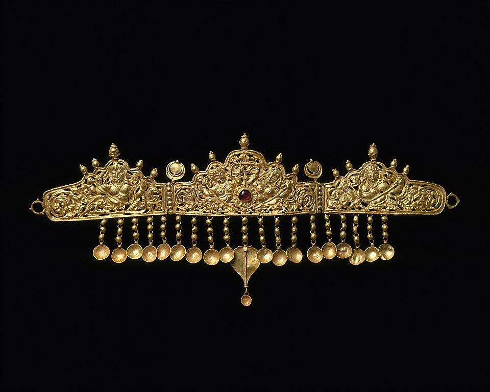 Diadème en or. Inde, IXe-Xe siècle