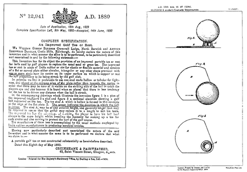 Brevet britannique n° 12941 de 1889
