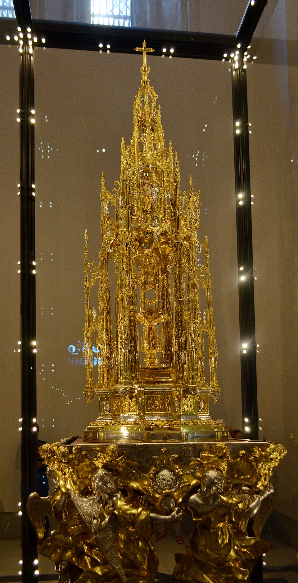 Ostensoir en vermeil, vers 1517, Cathédrale de Tolède, Espagne.