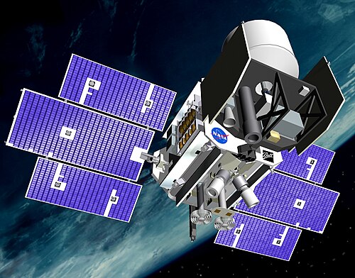 ICESat1-Satellite, avec radar multifonctionnel