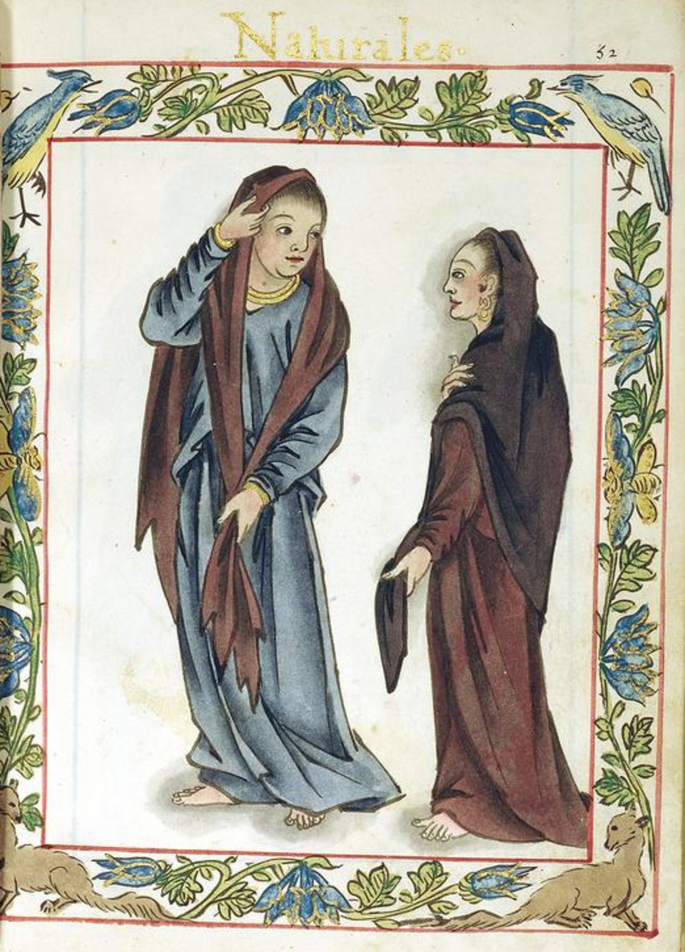 Femmes indigènes du peuple, vers 1590, Codex Boxer